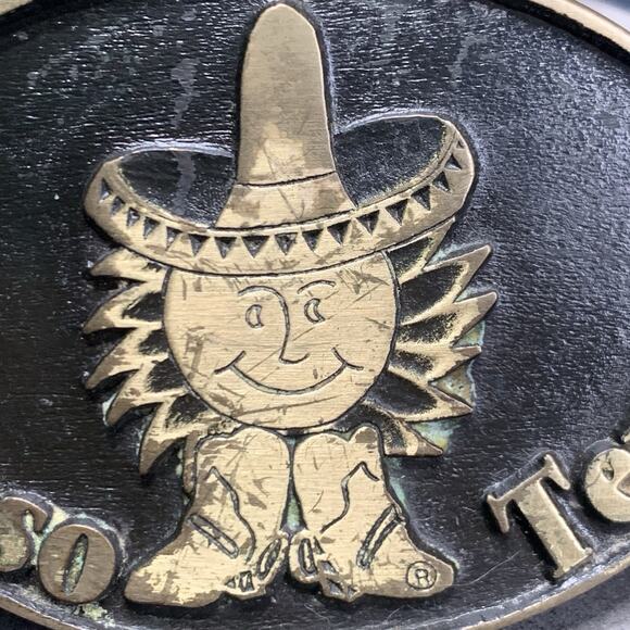 Vintage El Paso Texas Brass Belt Buckle Limited Edition (9 Of 2000) Buckle Down main image 6